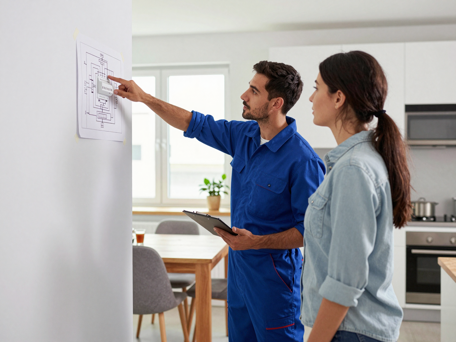 Professional electrical work completed in residential home